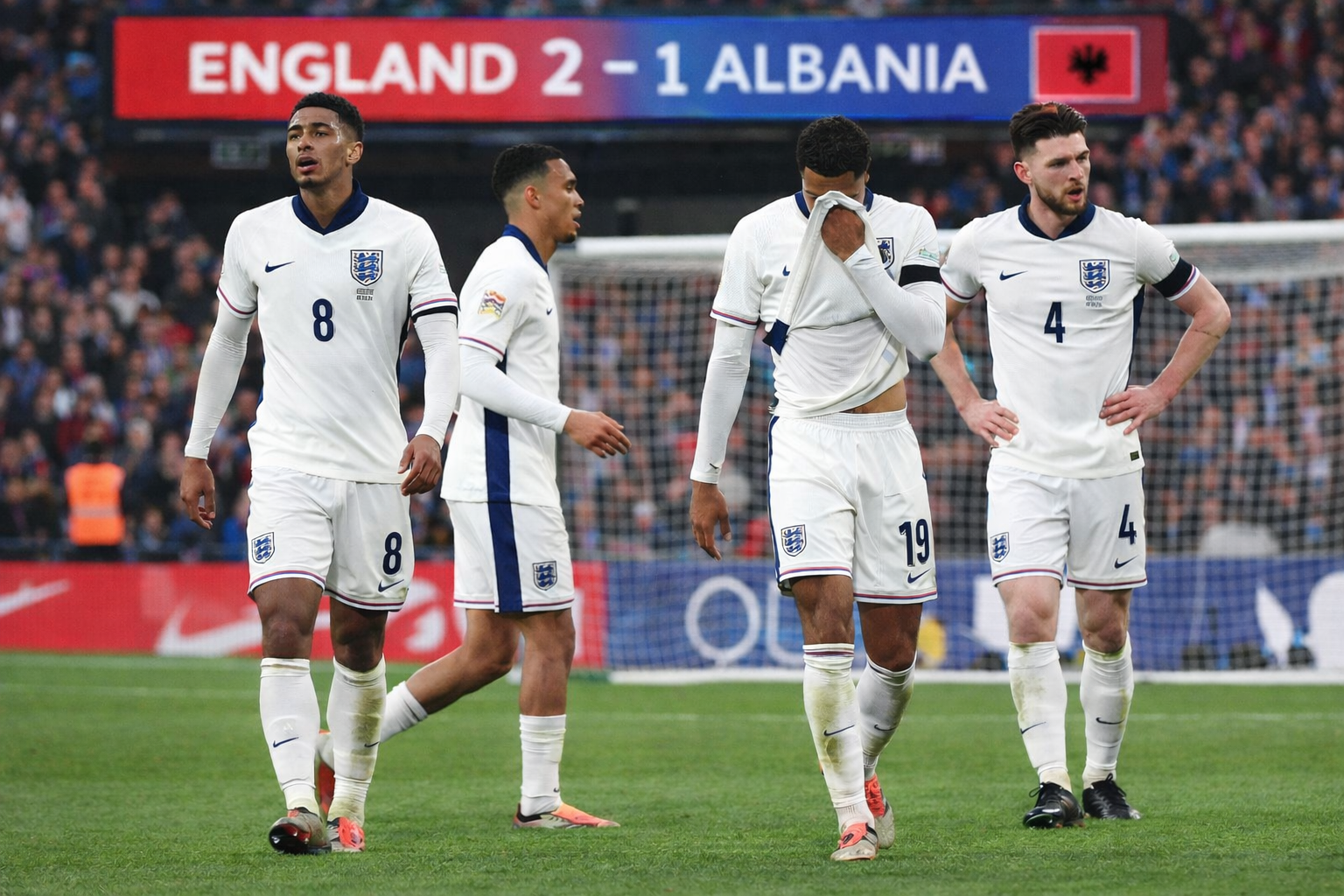 England National Football Team vs Albania National Football Team Standings