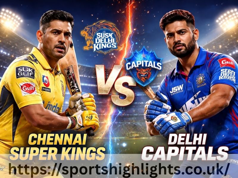 Chennai Super Kings Vs Delhi Capitals Match Scorecard