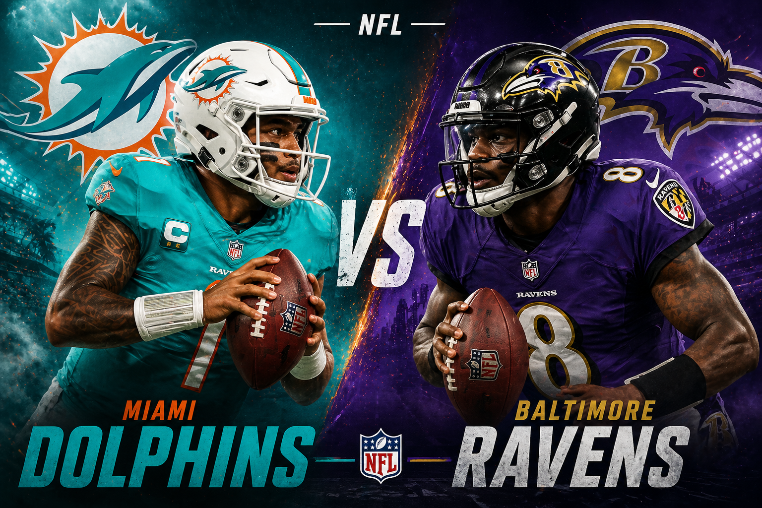 Miami Dolphins Vs Baltimore Ravens Match Player Stats